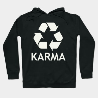 Karma_light lettering Hoodie